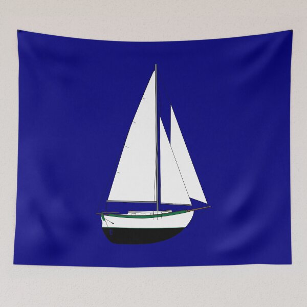 Item preview, Westsail 32 Sailboat - Black designed and sold by CHBB.