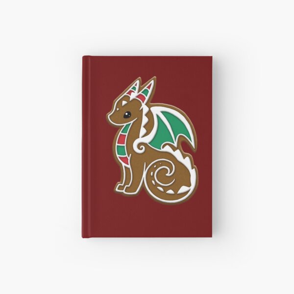 Gingerbread Dragon Hardcover Journal