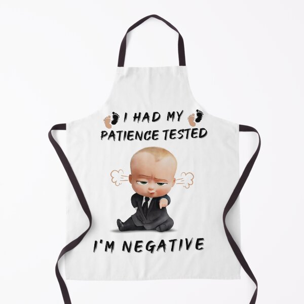 Item preview, I Had My Patience Tested Im Negative designed and sold by AK-BOUTIQUE.