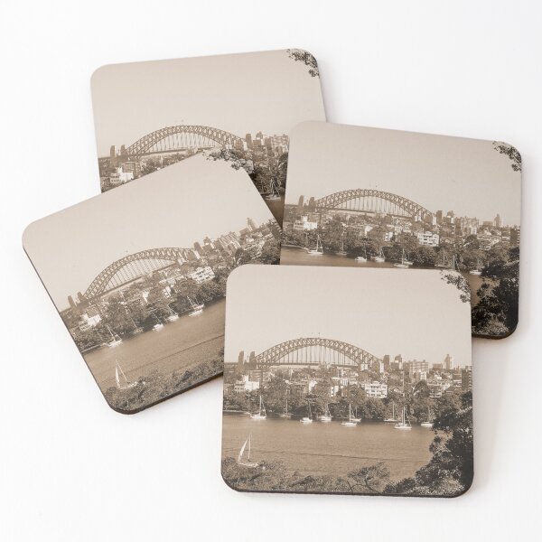 Item preview, Sydney Harbour Bridge, Sepia  designed and sold by DesignsbyRandR.
