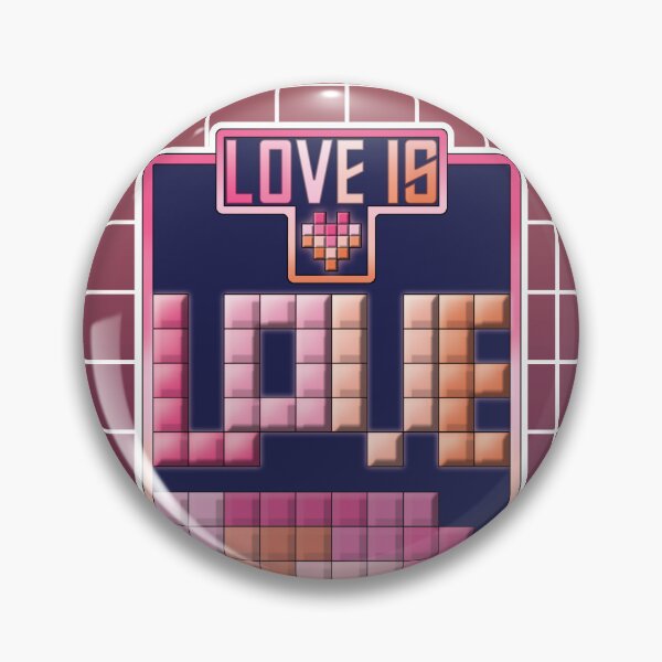 Artikelvorschau, Pixel-Puzzle-Spiel Love is Love Lesbian Pride Rainbow entworfen und verkauft von Luv Maila.