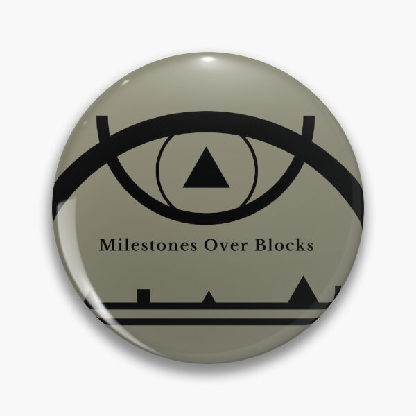 Item preview, Milestones over blocks designed and sold by SpaceArtshop215.