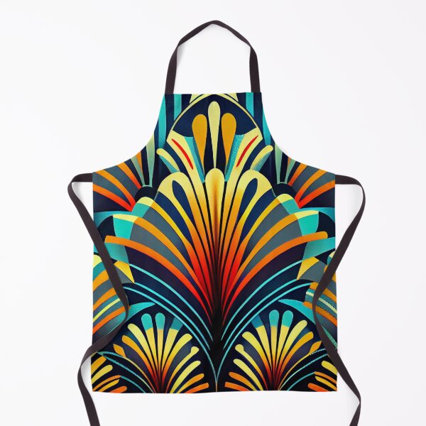 Artikelvorschau, Colorful Art Deco Pattern Digital Painting entworfen und verkauft von CodeAndColors.