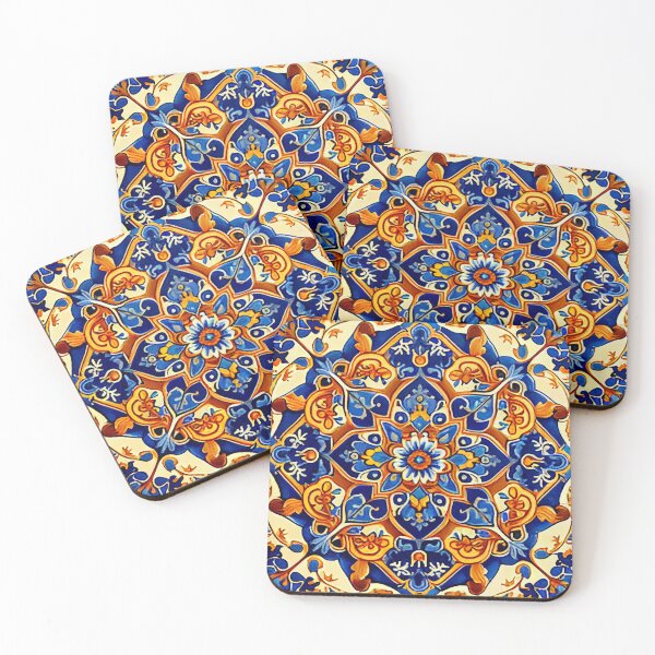 Item preview, Ceramic New Mediterranean Pattern Digital Painting designed and sold by CodeAndColors.