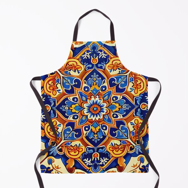 Aperçu de l'œuvre Ceramic New Mediterranean Pattern Digital Painting créée et vendue par CodeAndColors.