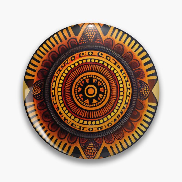Artikelvorschau, Aggressive Imagined African Pattern Digital Painting entworfen und verkauft von CodeAndColors.
