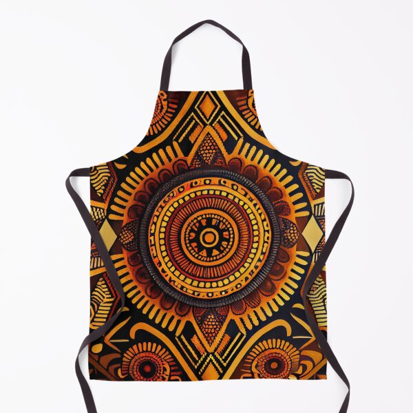 Artikelvorschau, Aggressive Imagined African Pattern Digital Painting entworfen und verkauft von CodeAndColors.