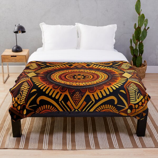 Artikelvorschau, Aggressive Imagined African Pattern Digital Painting entworfen und verkauft von CodeAndColors.