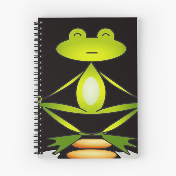 Item preview, Zen Frog Meditating designed and sold by RedBerryBliss.