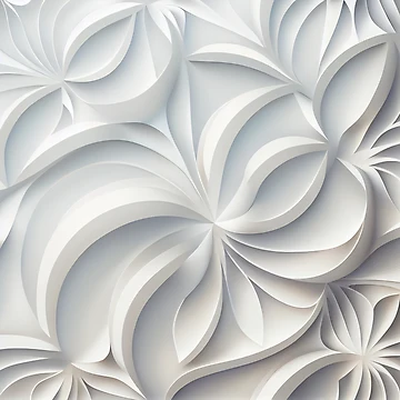 Vorschaubild zum Design White Smooth Modern Pattern Digital Painting von CodeAndColors
