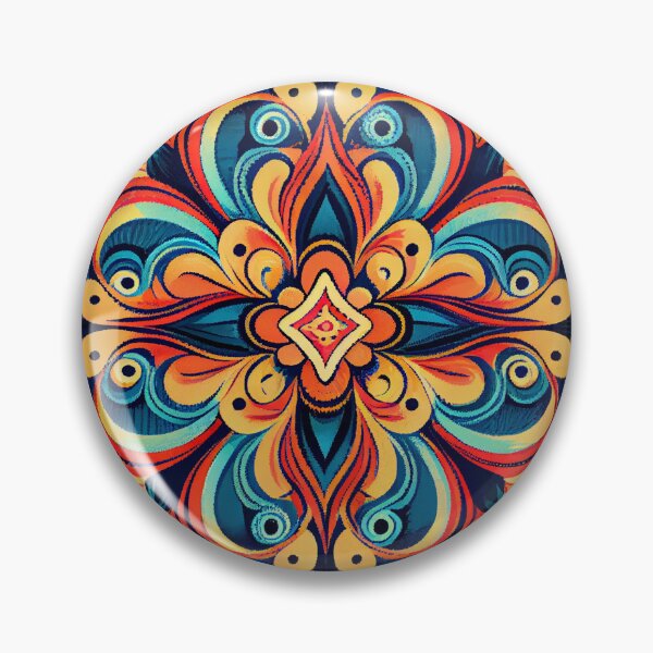 Item preview, Bold Bohemian Pattern Digital Painting designed and sold by CodeAndColors.