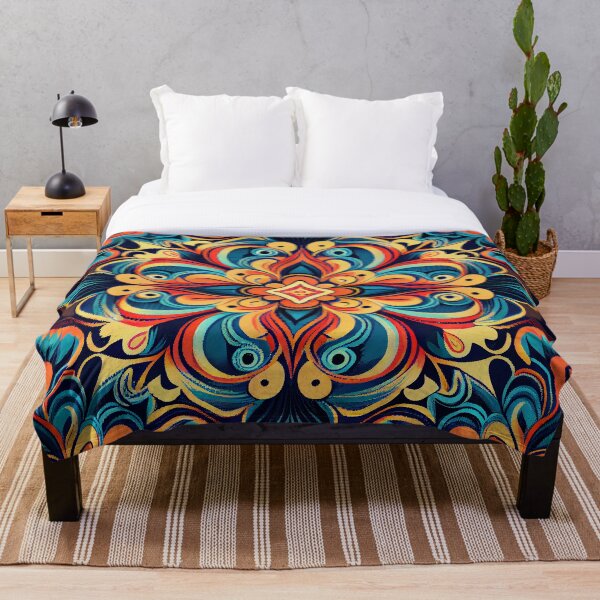 Item preview, Bold Bohemian Pattern Digital Painting designed and sold by CodeAndColors.