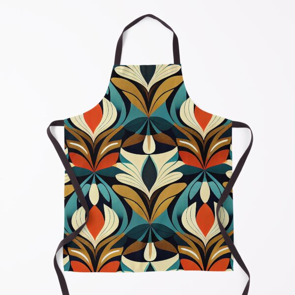 Artikelvorschau, Detailed Midcentury Modern Pattern Digital Painting entworfen und verkauft von CodeAndColors.