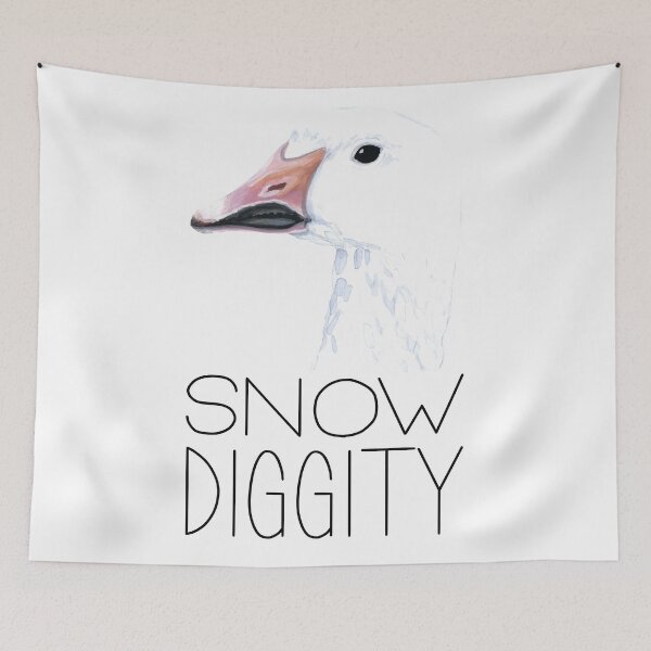 Item preview, Snow Diggity (Snow Goose) designed and sold by LauraWolfArtist.