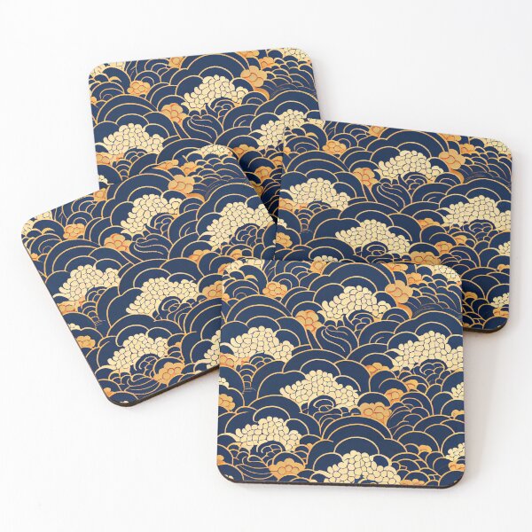 Item preview, Aesthetic Asian Pattern Digital Painting designed and sold by CodeAndColors.