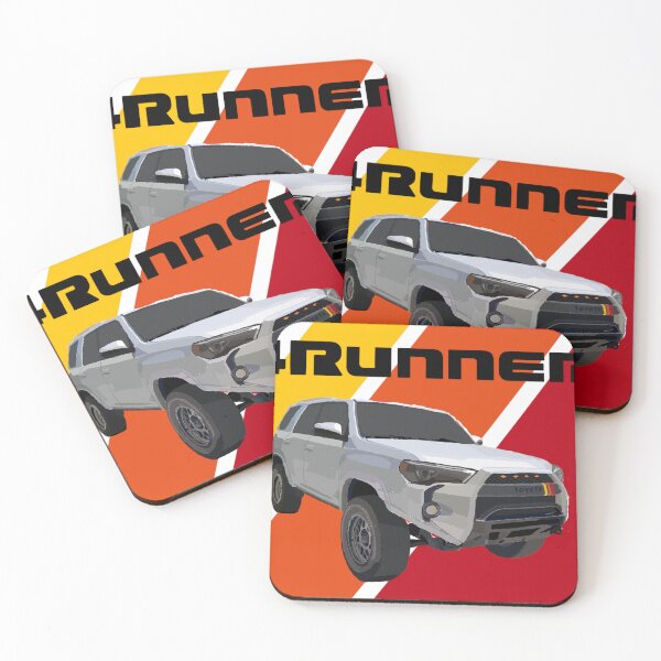Item preview, Toyota TRD Pro 4Runner Retro Stripes Badge Toyota Vintage SR5 TRD Pro 5th Generation Drawing designed and sold by JB13Designs.