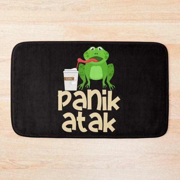 Item preview, Panik Atak - Funny Green Frog Drinking Ice Cofy designed and sold by leo121687.