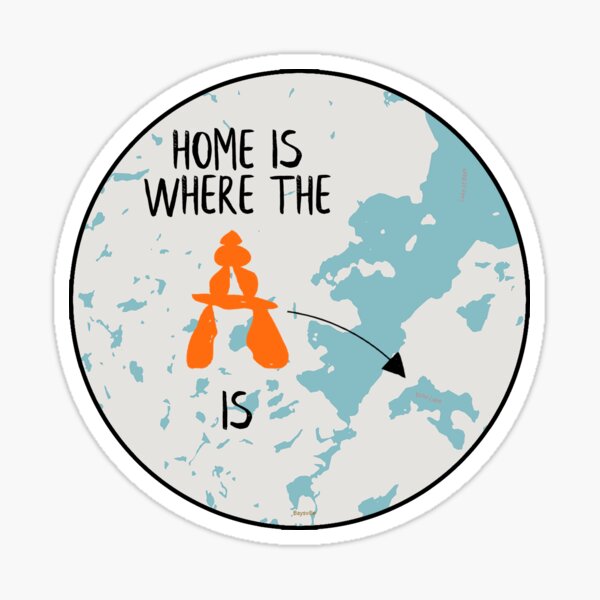 Home is at Camp Sticker