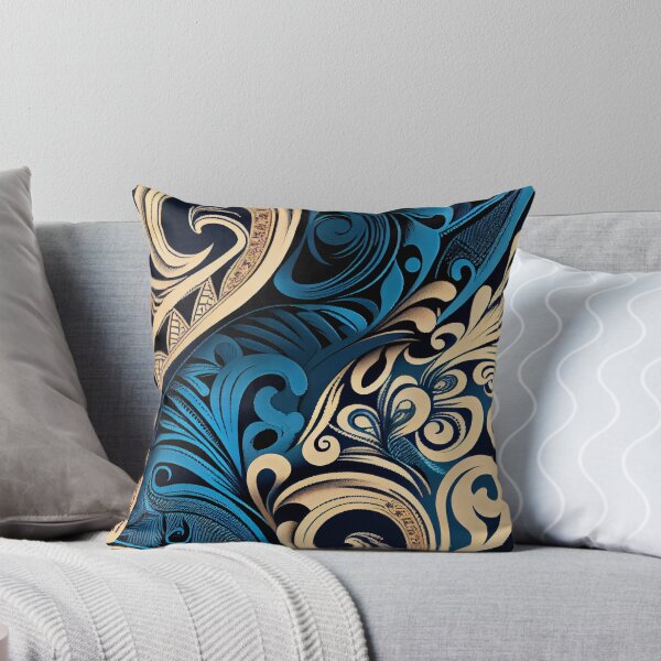 Artikelvorschau, Designer Soft Pacific Islander Pattern Digital Painting entworfen und verkauft von CodeAndColors.