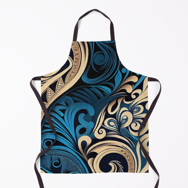 Artikelvorschau, Designer Soft Pacific Islander Pattern Digital Painting entworfen und verkauft von CodeAndColors.