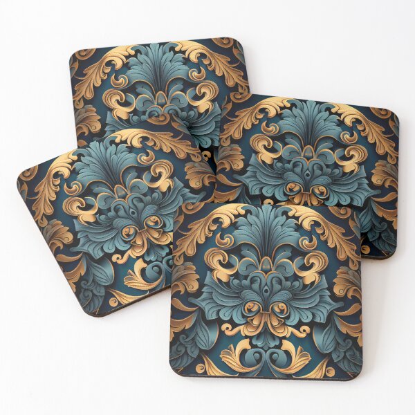 Item preview, Baroque Transitional Pattern Digital Painting designed and sold by CodeAndColors.
