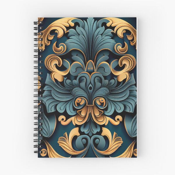 Aperçu de l'œuvre Baroque Transitional Pattern Digital Painting créée et vendue par CodeAndColors.