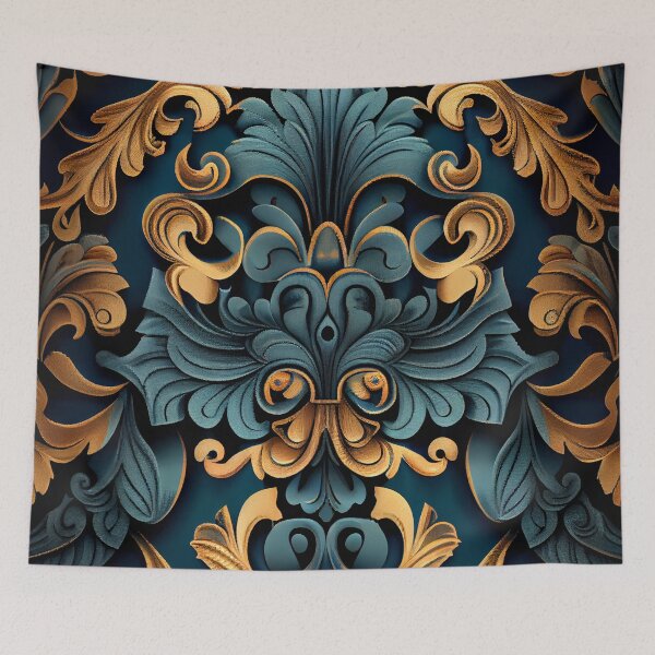 Aperçu de l'œuvre Baroque Transitional Pattern Digital Painting créée et vendue par CodeAndColors.