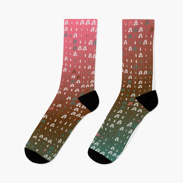 Item preview, Contrasting Forms of Celadon Green in Carnaby Tan and Wild Watermelon in Rivers designed and sold by TechsQuickArt.