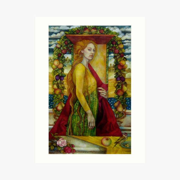 homage to Carlo Crivelli (XV century - born in Venice) Art Print