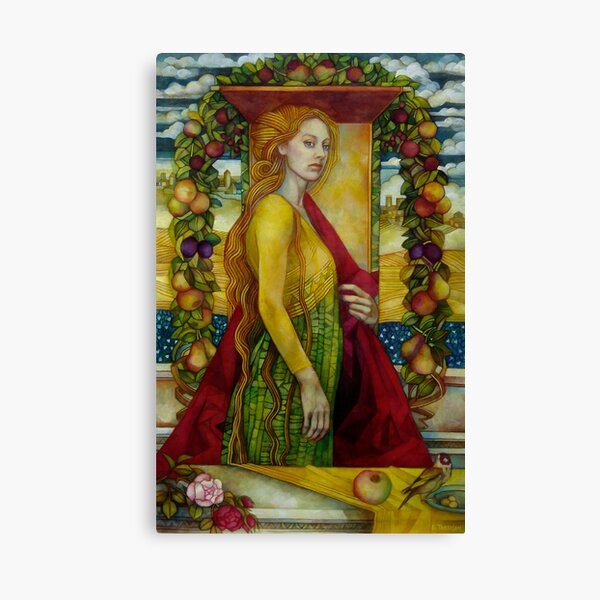 homage to Carlo Crivelli (XV century - born in Venice) Canvas Print