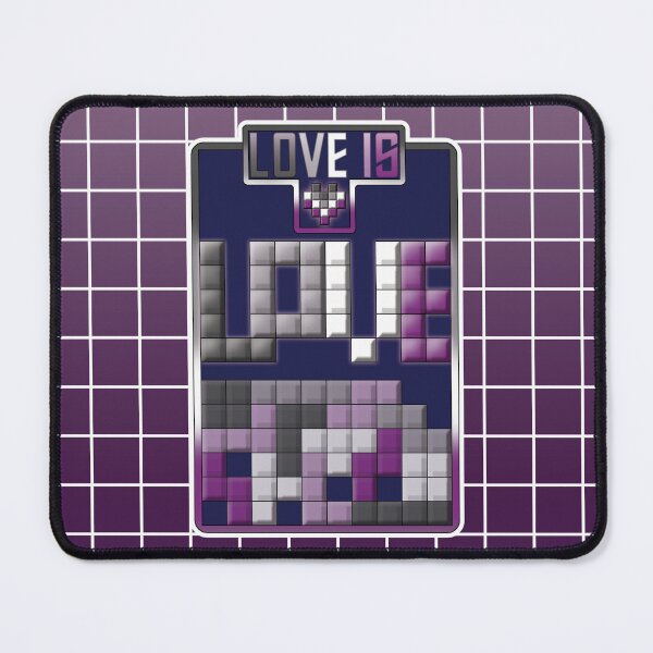 Item preview, Pixel Puzzle Game Love is Love Ace Pride Rainbow designed and sold by Luv Maila.