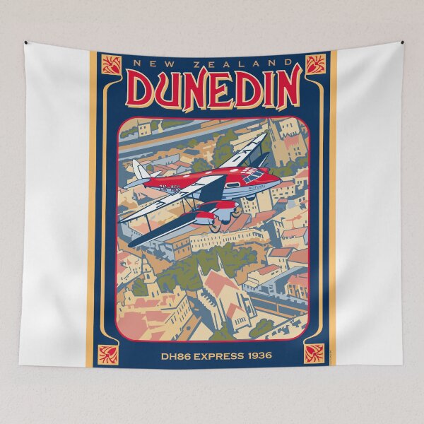 Artikelvorschau, Dunedin mit DH 86 Express 1936 entworfen und verkauft von contourcreative.