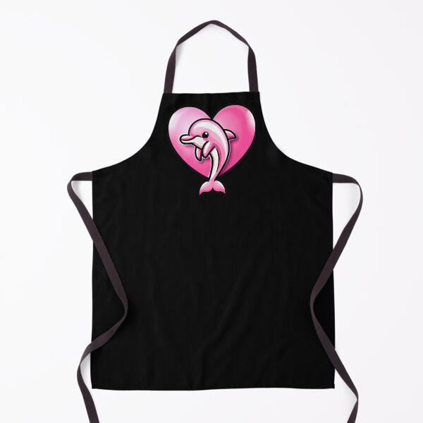 Item preview, Cute Pink Dolphin Heart Valentines Day designed and sold by SaintMari.