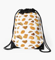 "I aint got no type" (chicken nuggets) Drawstring Bag