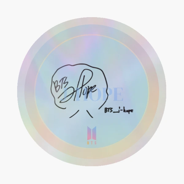 BTS J-Hope Signature Sticker
