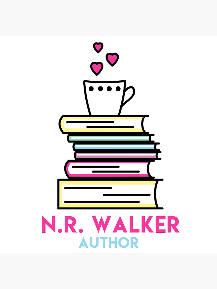 "N.R. Walker Author name logo" Sticker for Sale by nicole9876 Redbubble