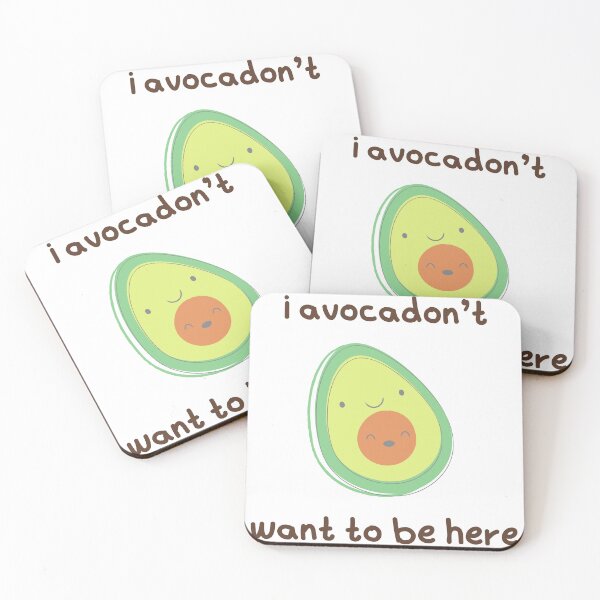Item preview, Funny Dark Humor Pun Avocado designed and sold by Eccentric-Shop.