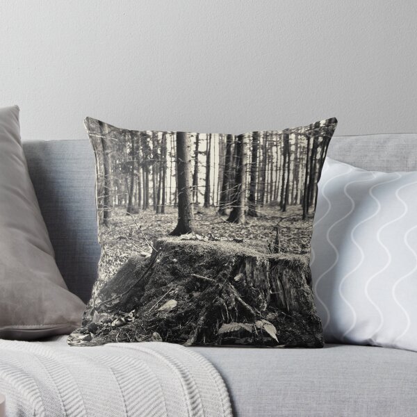 Item preview, HDR daylight autumnous tree stump black and white designed and sold by Michael Hofmann.