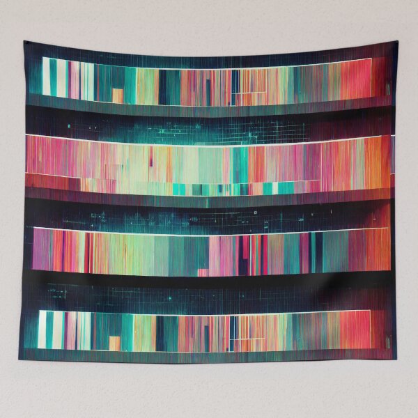 Item preview, Glitch Horizontal IM01 designed and sold by immortalpeaches.