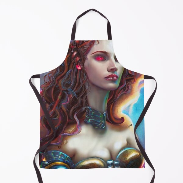 Item preview, A Detailed Portrait of a Mythic Female Character designed and sold by oanaunciuleanu.