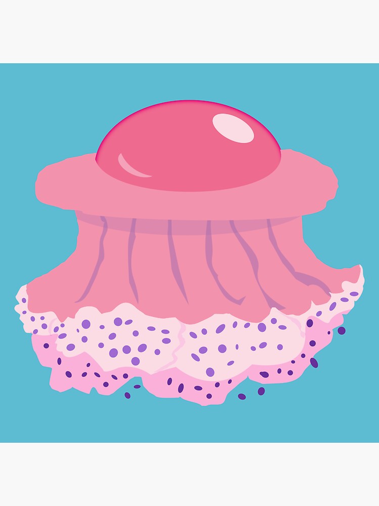 "Fried Egg Jellyfish" Sticker for Sale by BowtieSquad Redbubble