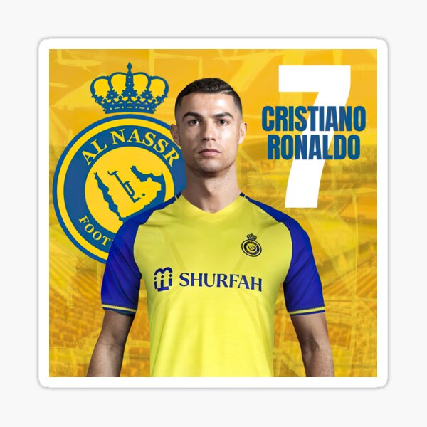 Ronaldo Jersey Sticker for Sale by juliamcc23