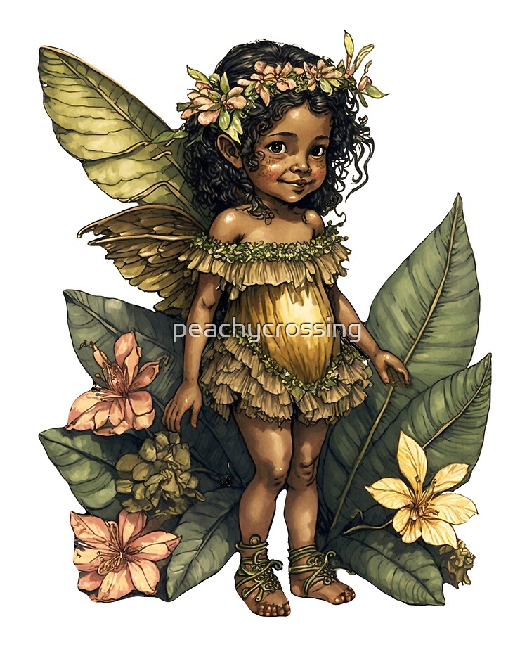 Jasmine Pikake Flower Fairy Girl Cute Hawaii Cicely Mary Barker | iPad Case  & Skin