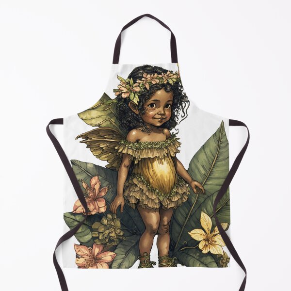 Item preview, Jasmine Pikake Flower Fairy Girl Cute Hawaii Cicely Mary Barker designed and sold by peachycrossing.