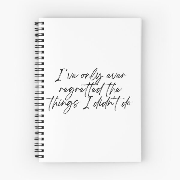 Item preview, I've only ever regretted the things I didn't do quote designed and sold by DetectiveDog.