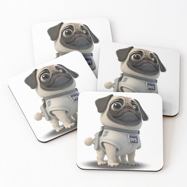 Item preview, Cute 3D astronaut pug dog french bulldog designed and sold by ARTeez⭐️⭐️⭐️⭐️⭐️.
