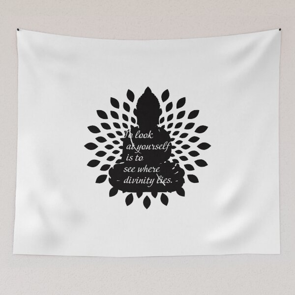 Item preview, To look at yourself is to see where divinity lies. designed and sold by Plumtree81.