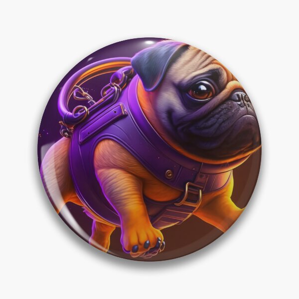 Item preview, Cute 3D astronaut pug dog french bulldog designed and sold by ARTeez⭐️⭐️⭐️⭐️⭐️.