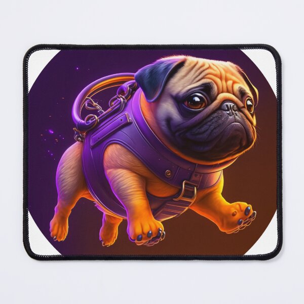 Item preview, Cute 3D astronaut pug dog french bulldog designed and sold by ARTeez⭐️⭐️⭐️⭐️⭐️.