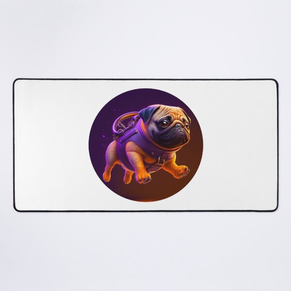 Item preview, Cute 3D astronaut pug dog french bulldog designed and sold by ARTeez⭐️⭐️⭐️⭐️⭐️.